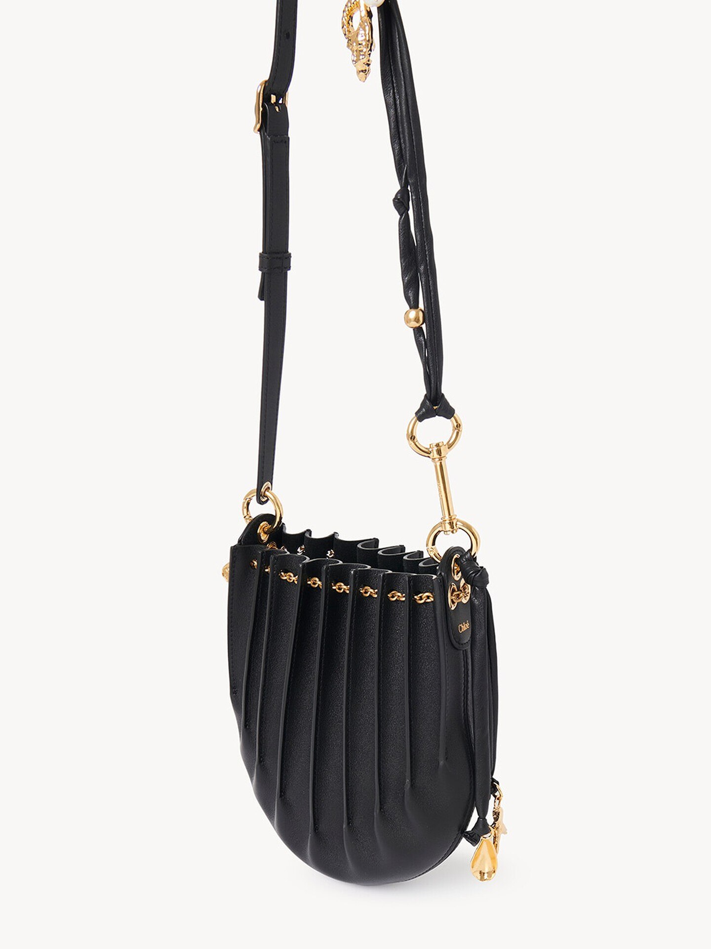 Bolso bandolera Sea Treasures de cuero suave - 4