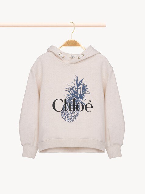 Sudadera con capucha y logotipo infantil