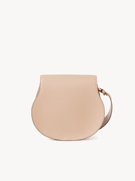Bolso saddle Marcie de cuero granulado