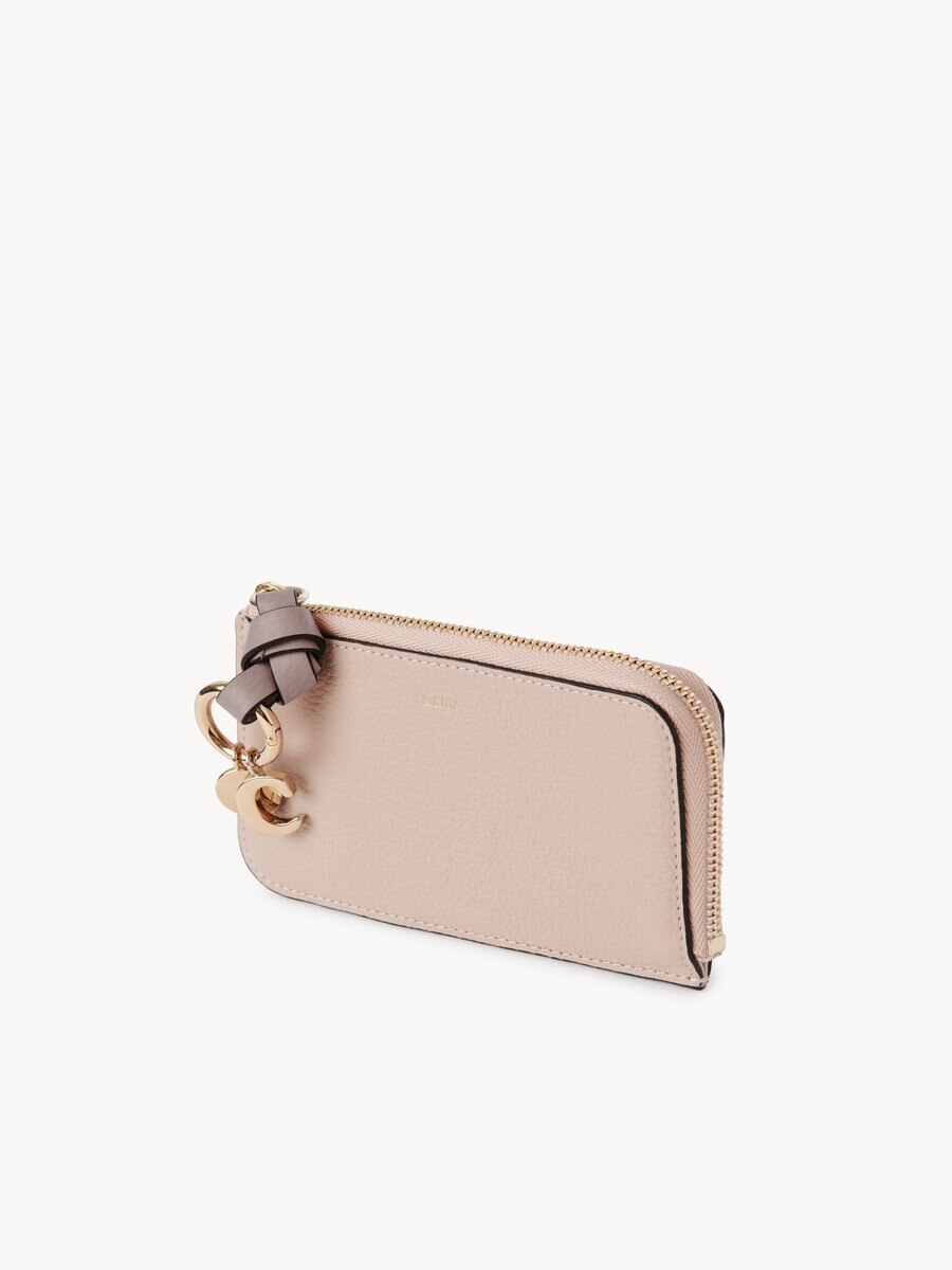 Alphabet wallet in grained leather - 3