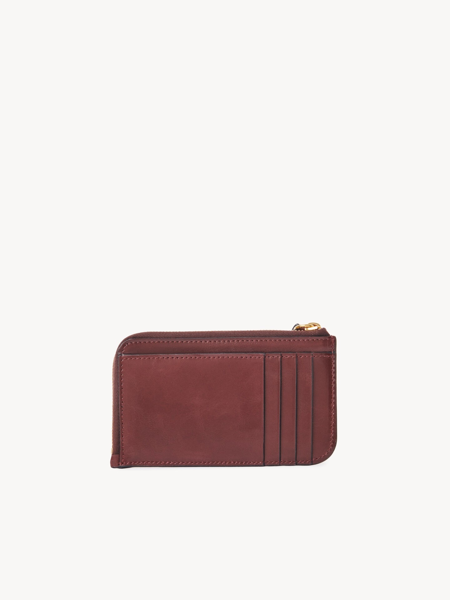 Alphabet wallet in shiny leather - 4