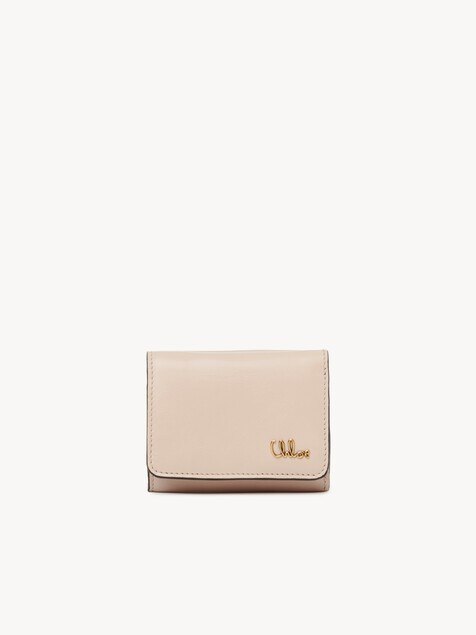 Mini Chlo&eacute; Iconic tri-fold in shiny leather