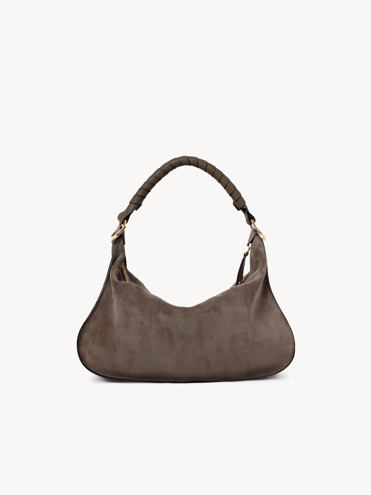 Small Marcie shoulder bag in suede leather - 4