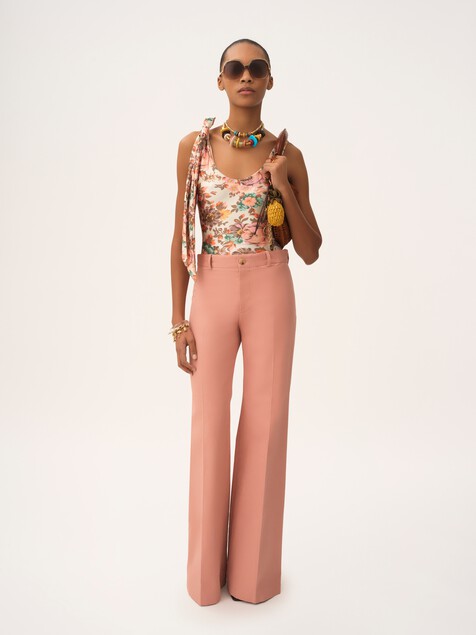 Knotted-strap one-piece swimsuit