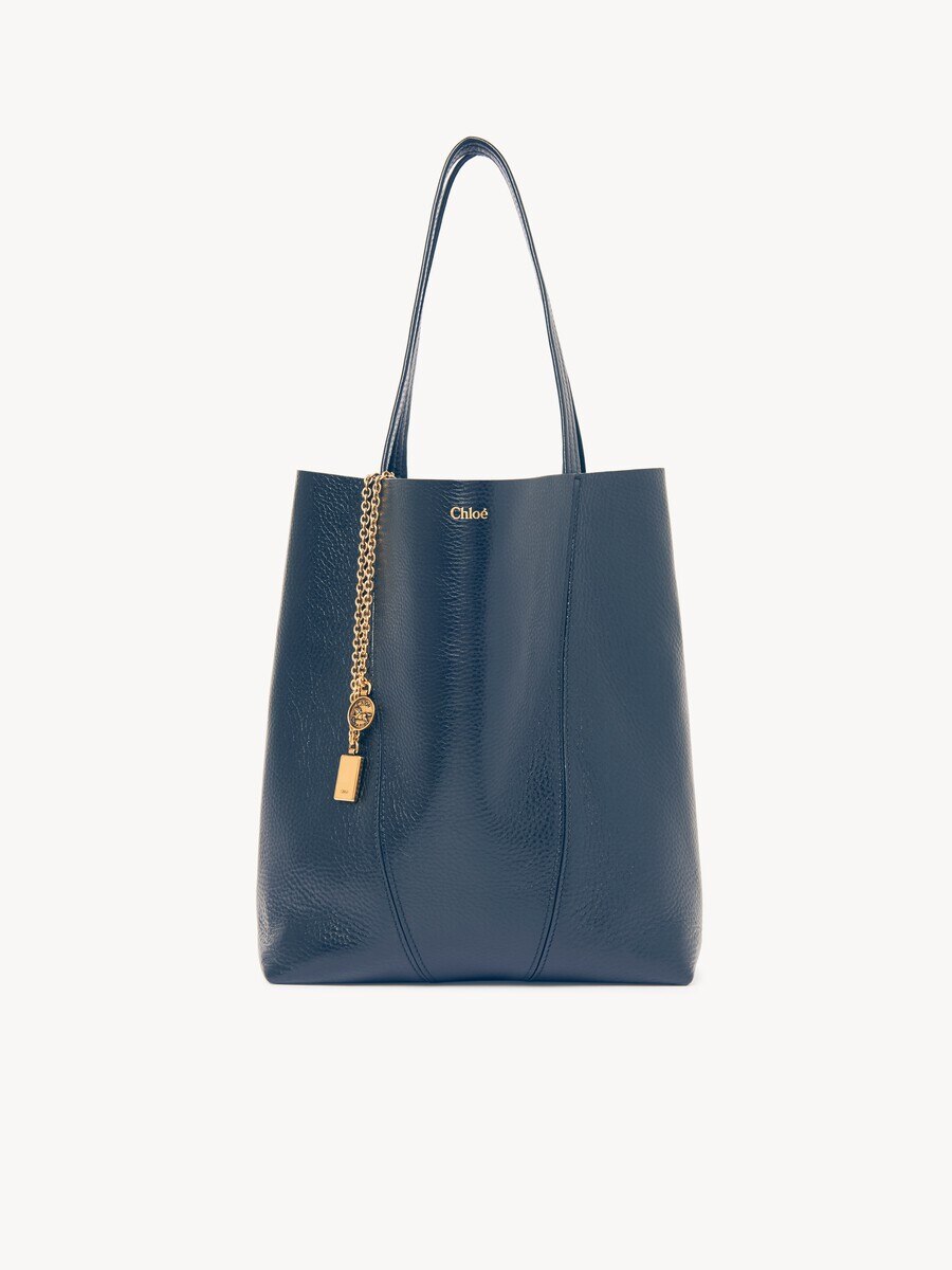 Bolso tote Chlo&eacute; Spin de cuero granulado - 1