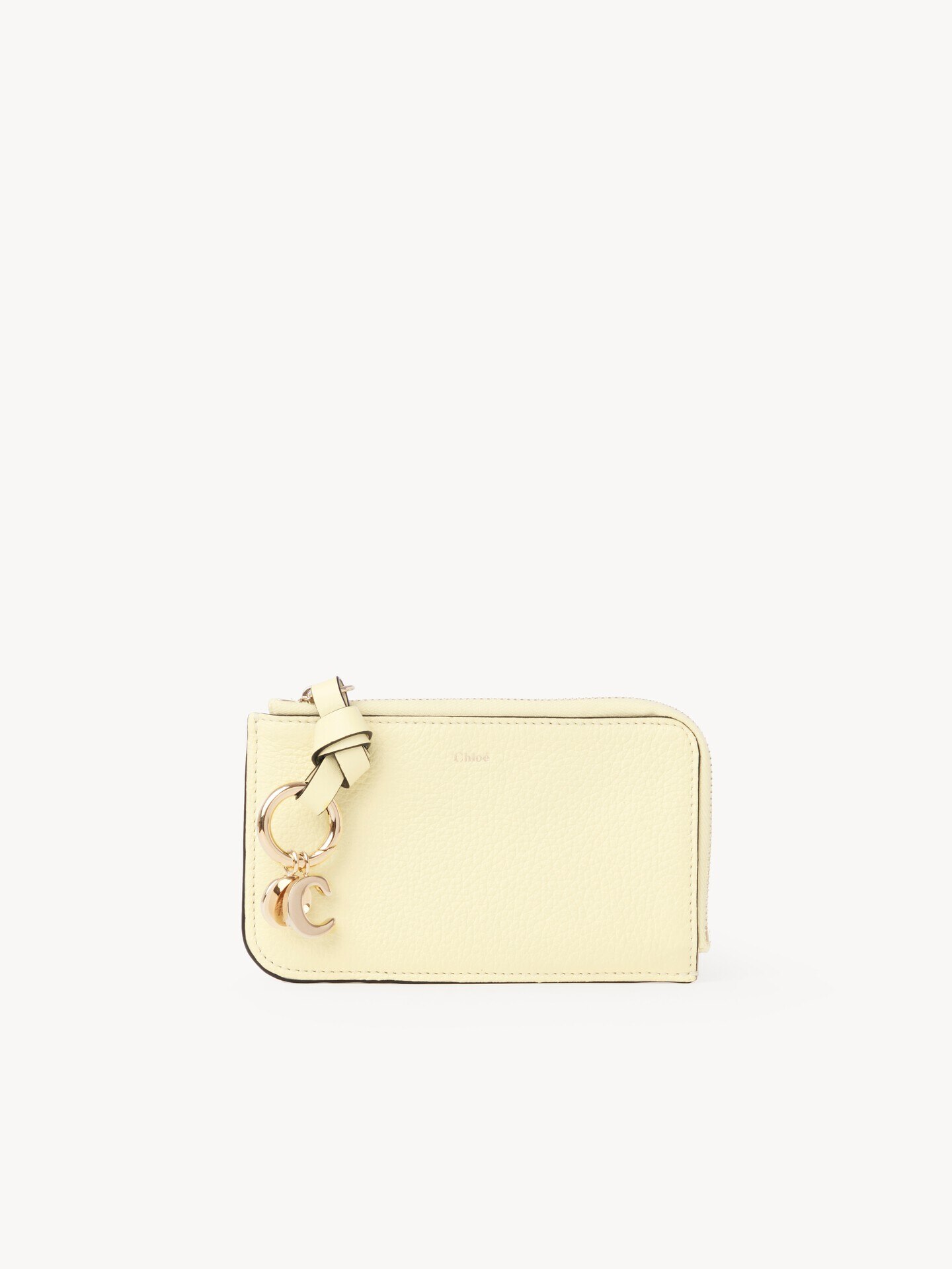 Alphabet wallet in grained leather - 2