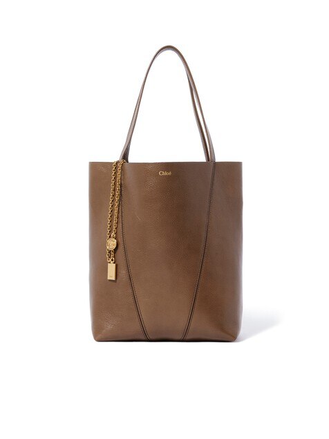 Chlo&eacute; Spin tote bag in grained leather