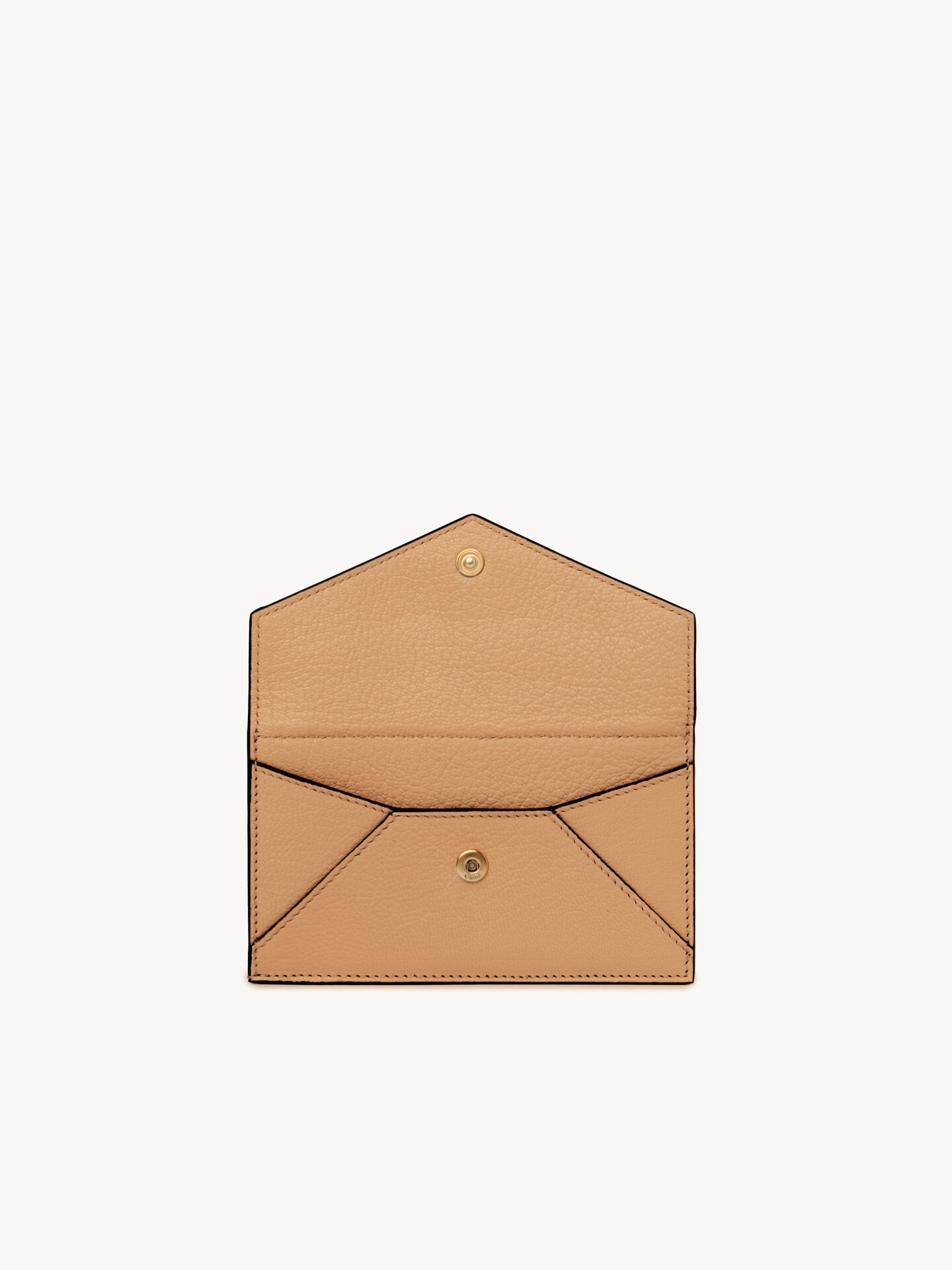 Small Envelope purse with card slots in grained leather - 5