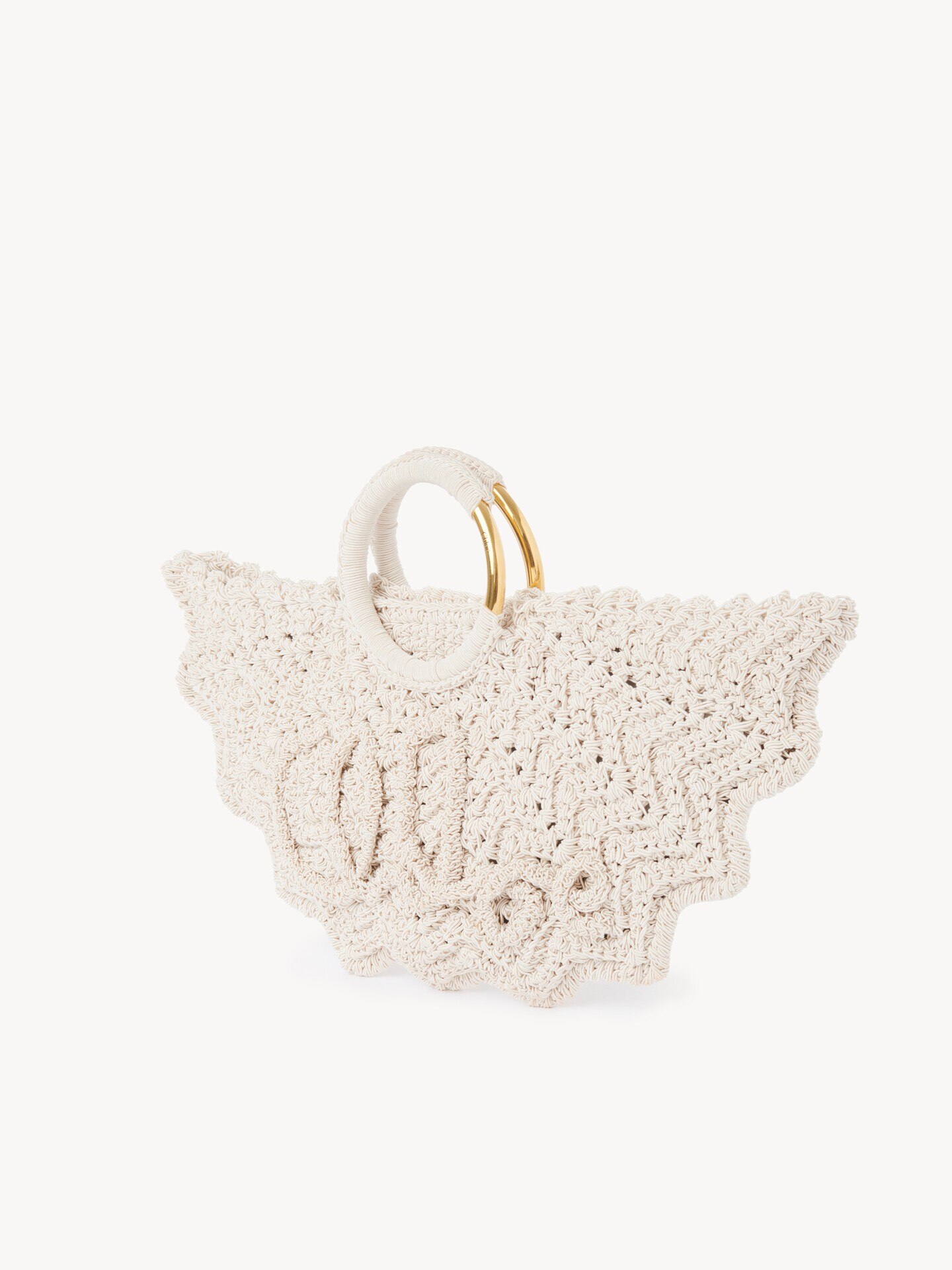 Small Bracelet Paravent tote bag in crochet - 4