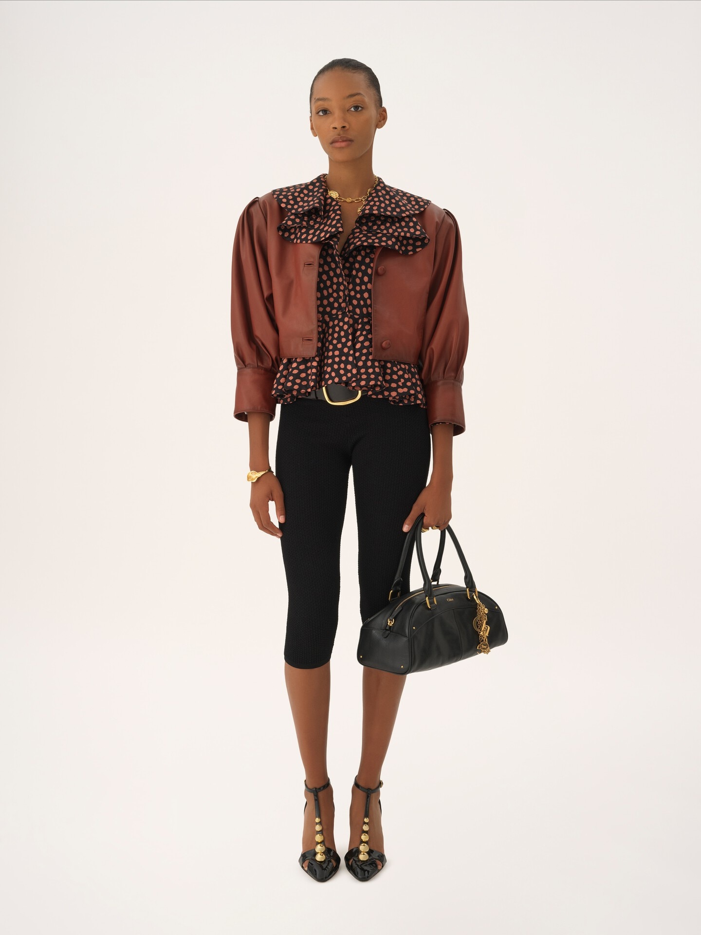 Chlo&eacute; bowling bag in soft leather - 10