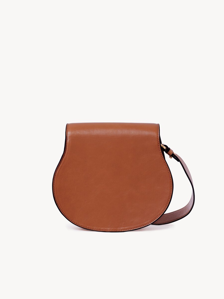 Bolso saddle Marcie de cuero brillante - 5