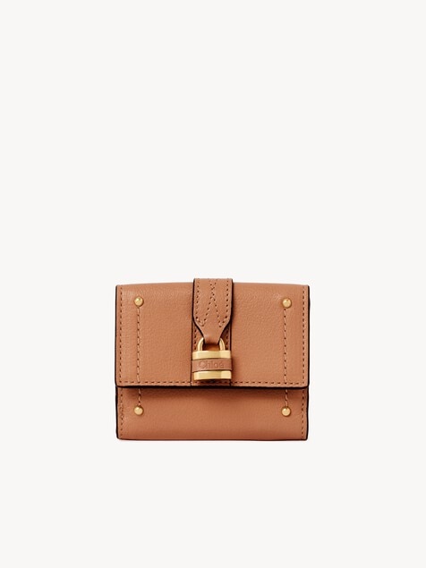 Mini Paddington tri-fold in grained leather
