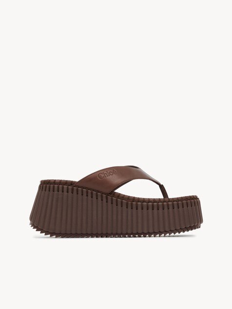 Sandalias con cu&ntilde;a Nama