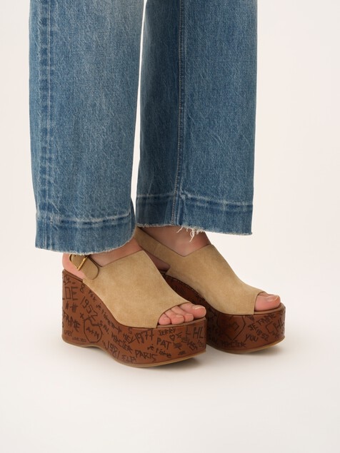 Maxime wedge sandal