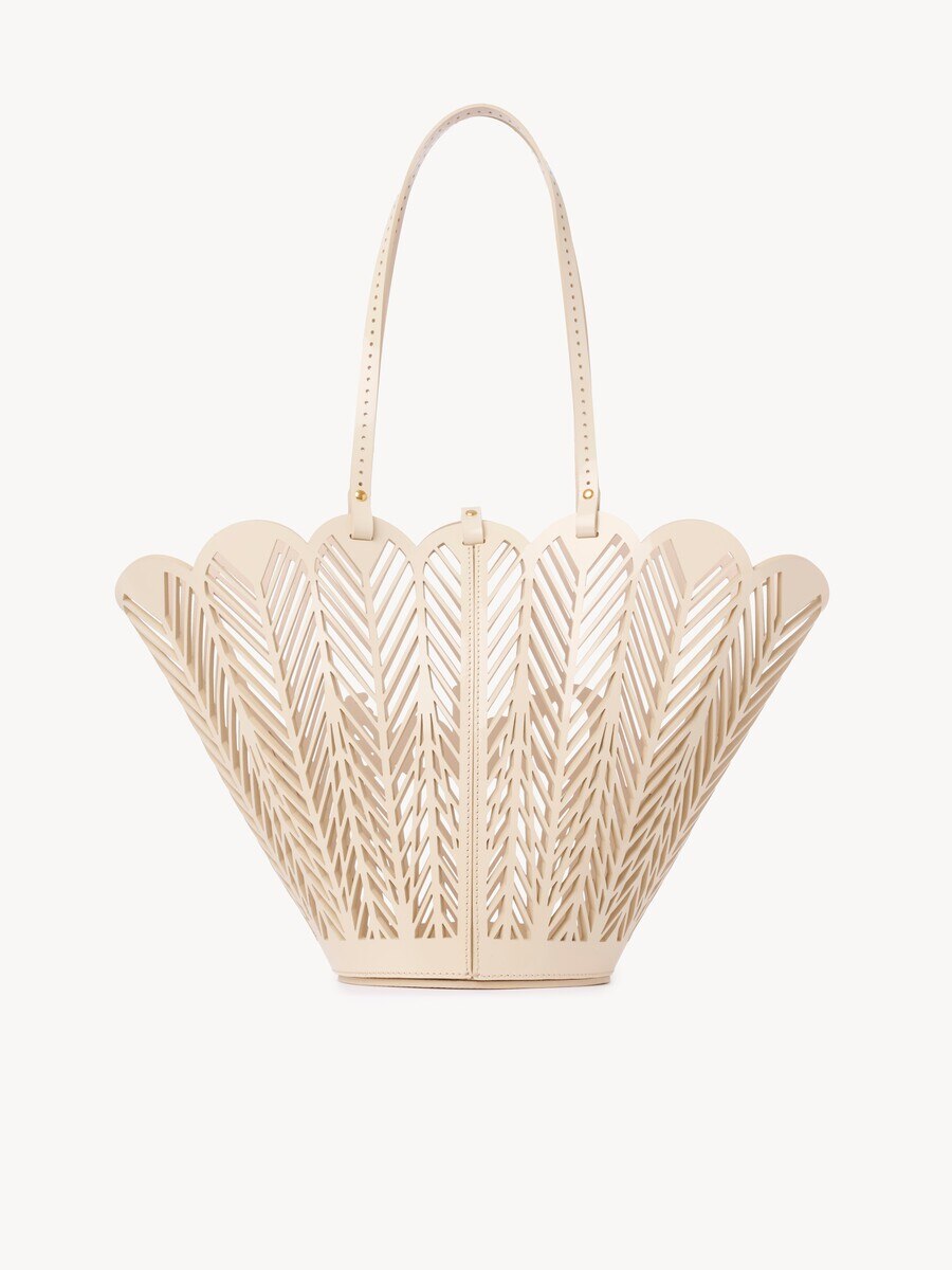 Chlo&eacute; Soleil basket bag in patent calfskin - 5