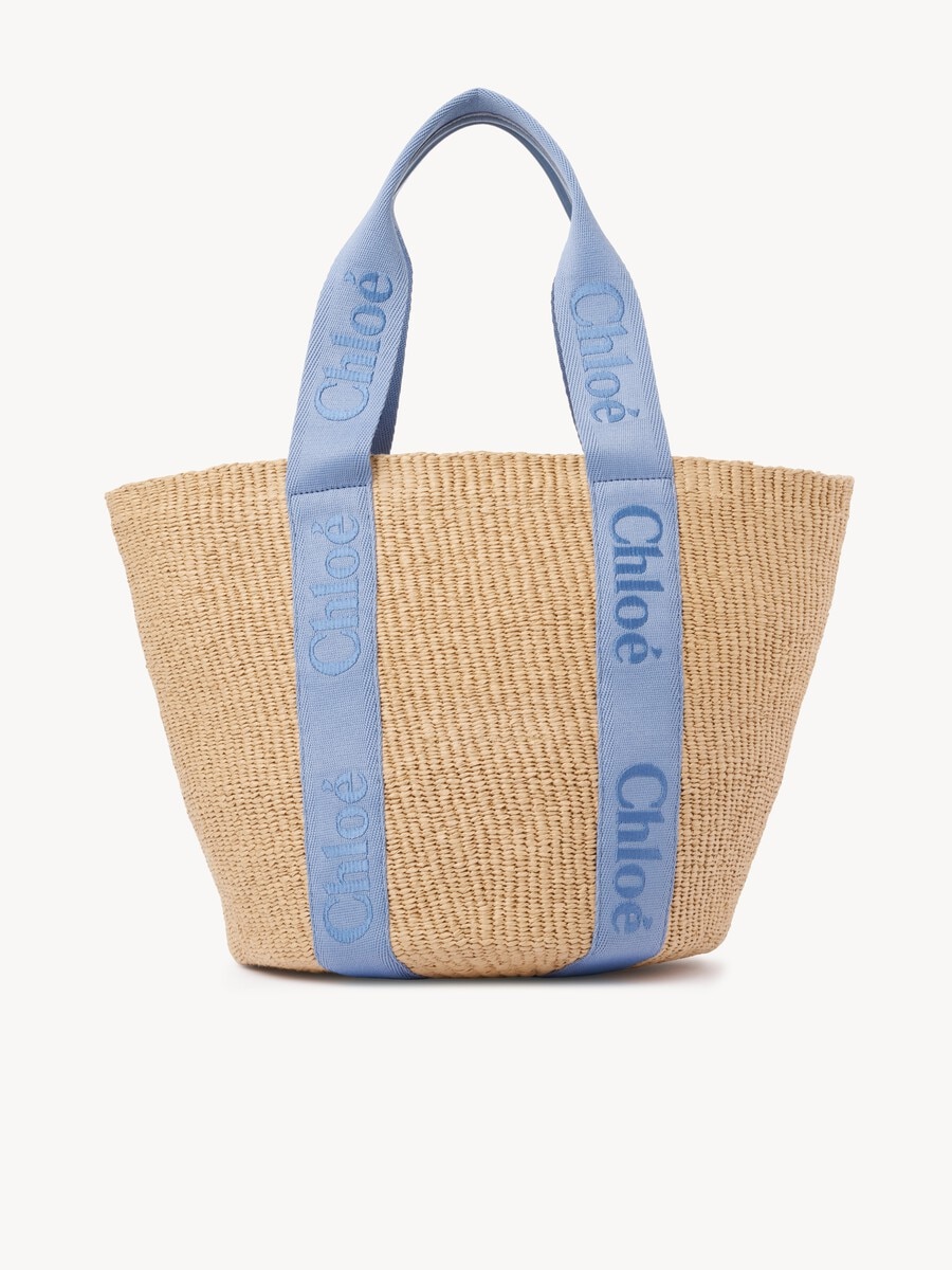 Large Woody basket in natural fibers - 7