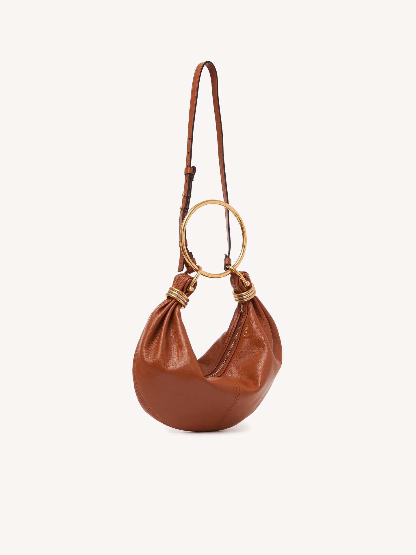 Bolso hobo Bracelet peque&ntilde;o de cuero granulado - 5