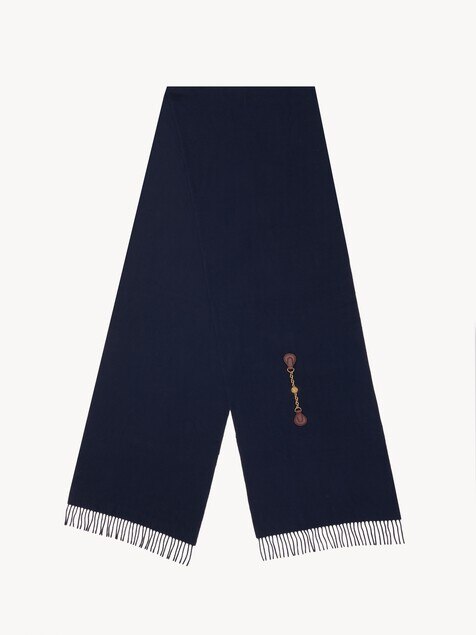 The Chlo&eacute; Horse Medal scarf in wool