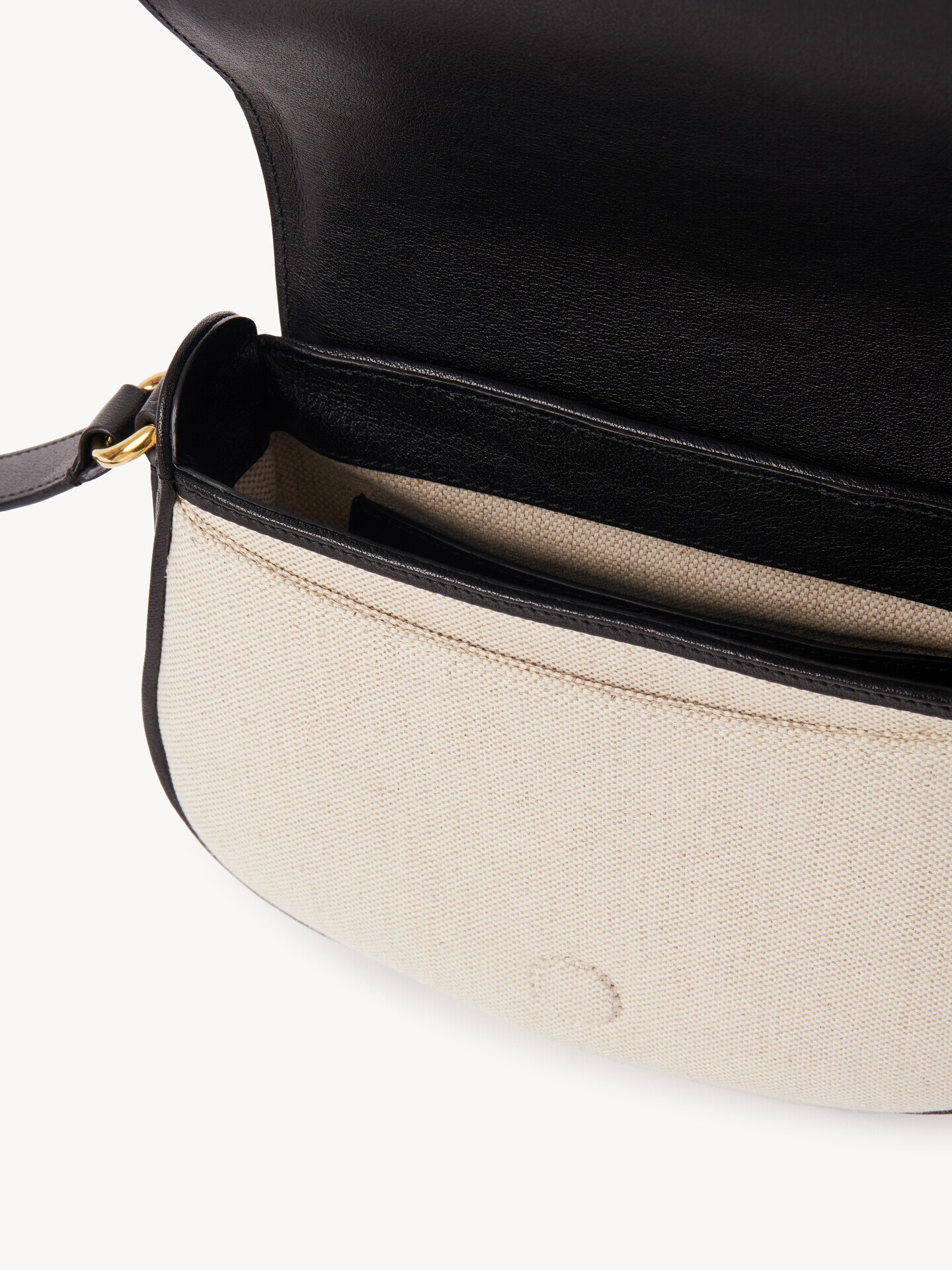 Horse Medal saddle bag in canvas & grained leather - 6