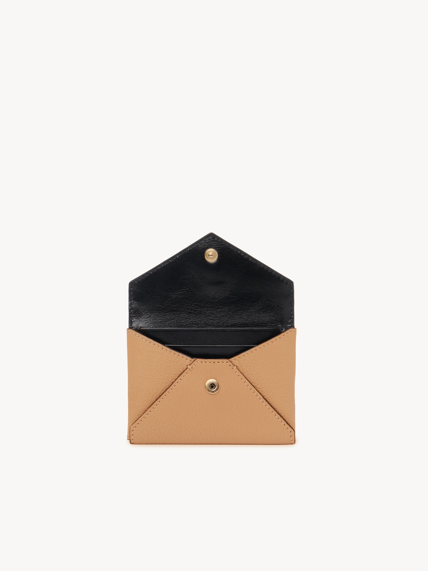 Envelope card holder in grained leather - 5
