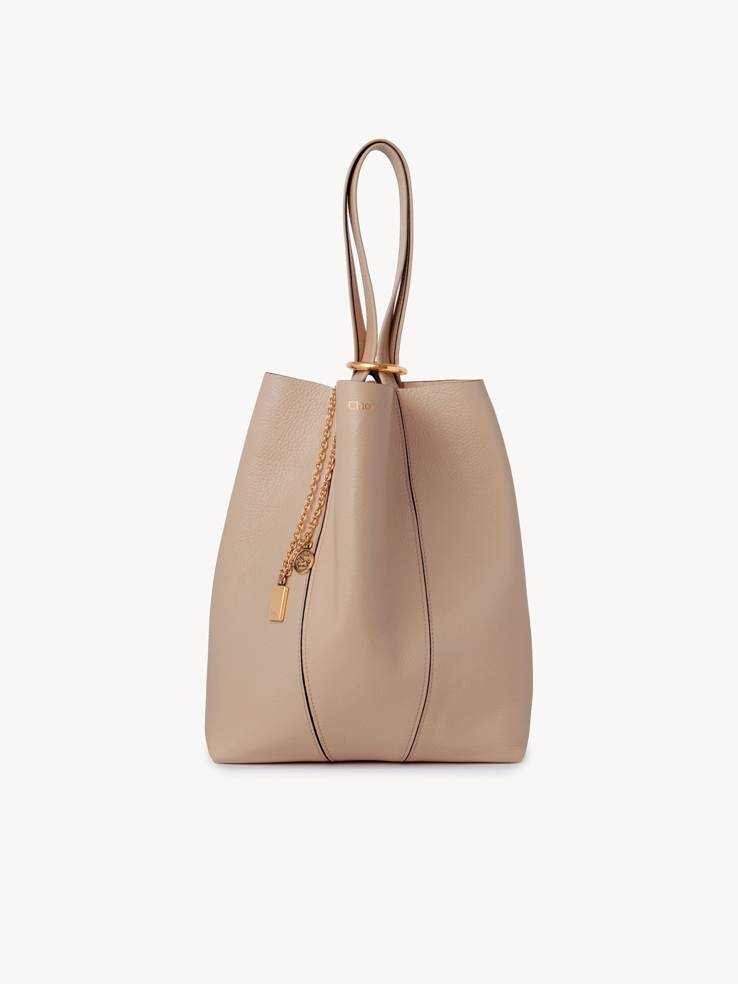 Chloé Spin tote bag in grained leather - 3