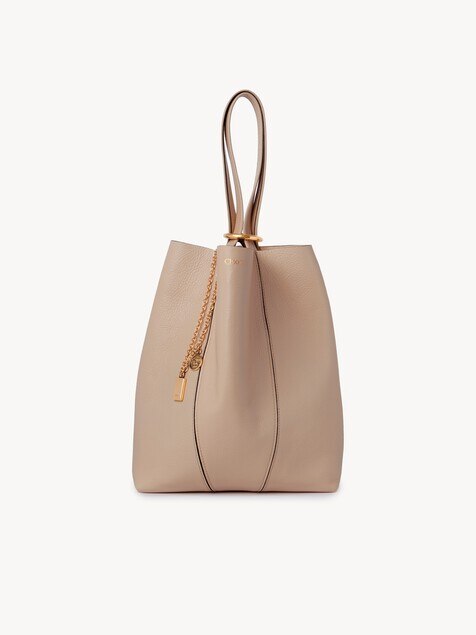 Chloé Spin tote bag in grained leather