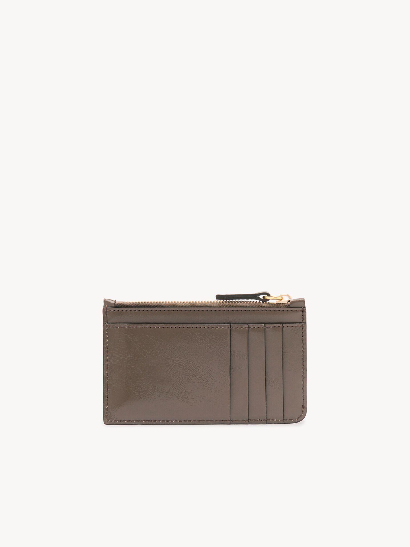 Small Chloé Iconic purse with card slots in shiny leather - 4