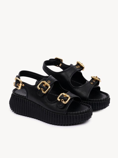 Sandalias con cu&ntilde;a Nama
