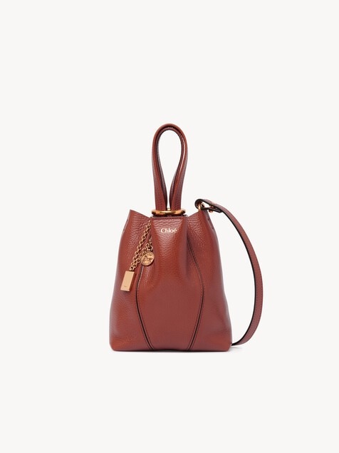 Bolso tote Chlo&eacute; Spin peque&ntilde;o de cuero granulado