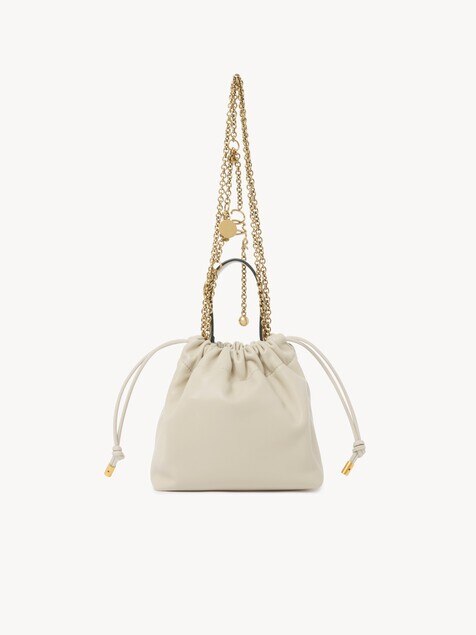 Mini Chlo&eacute; Icons shoulder bag with chain in soft leather