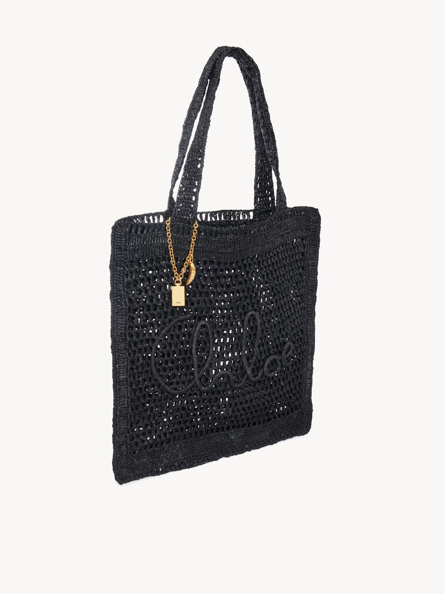 Bolso tote Summer Banana de rafia - 6