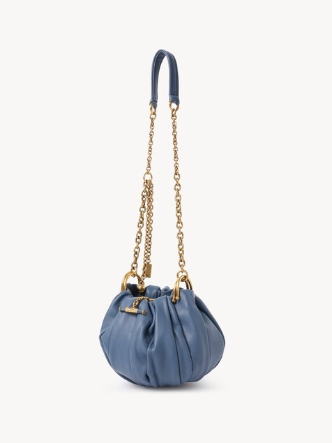 Bolso de hombro Chlo&eacute; Pliss&eacute; con cadena de cuero plisado