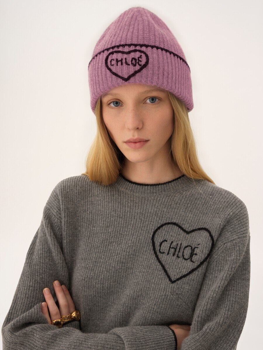 The Chlo&eacute; Encoeur beanie in wool & cashmere - 2