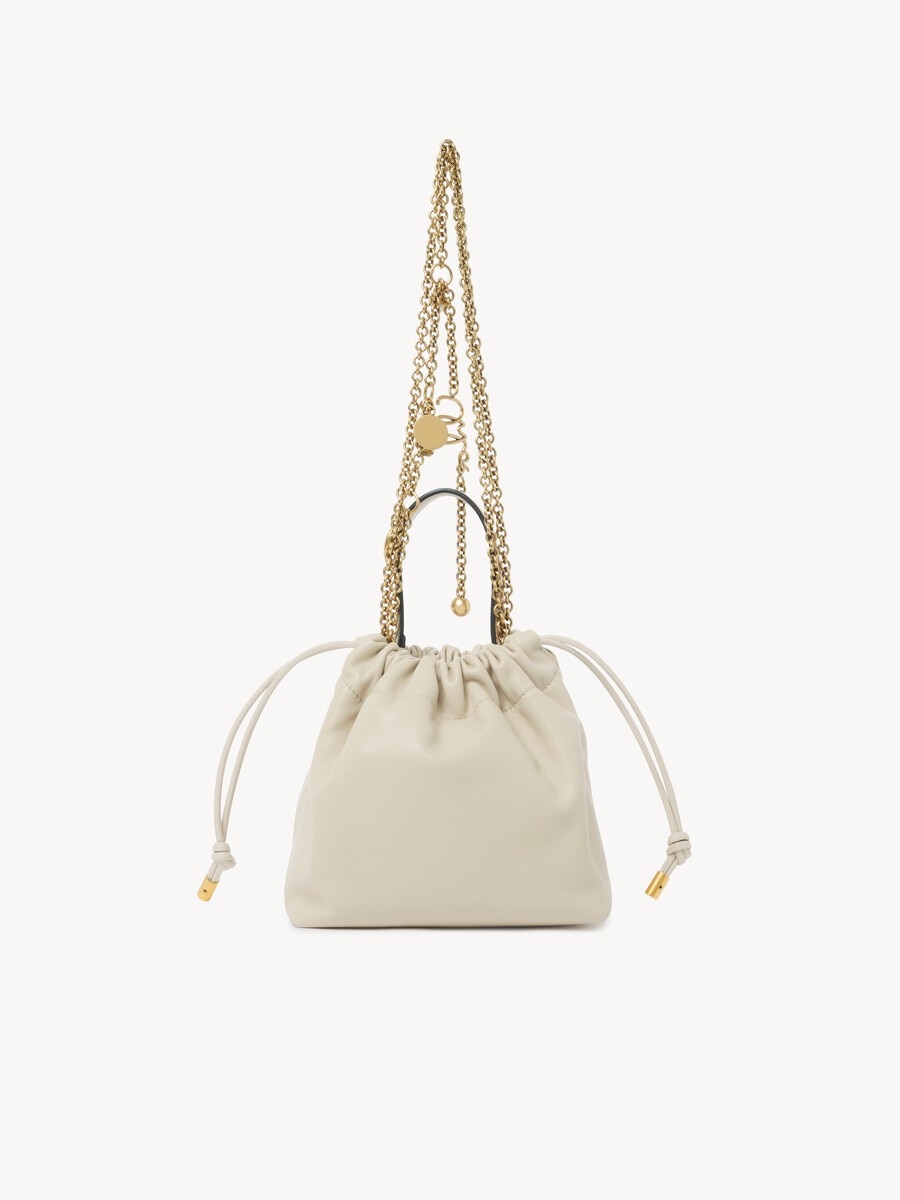 Mini Chlo&eacute; Icons shoulder bag with chain in soft leather - 4