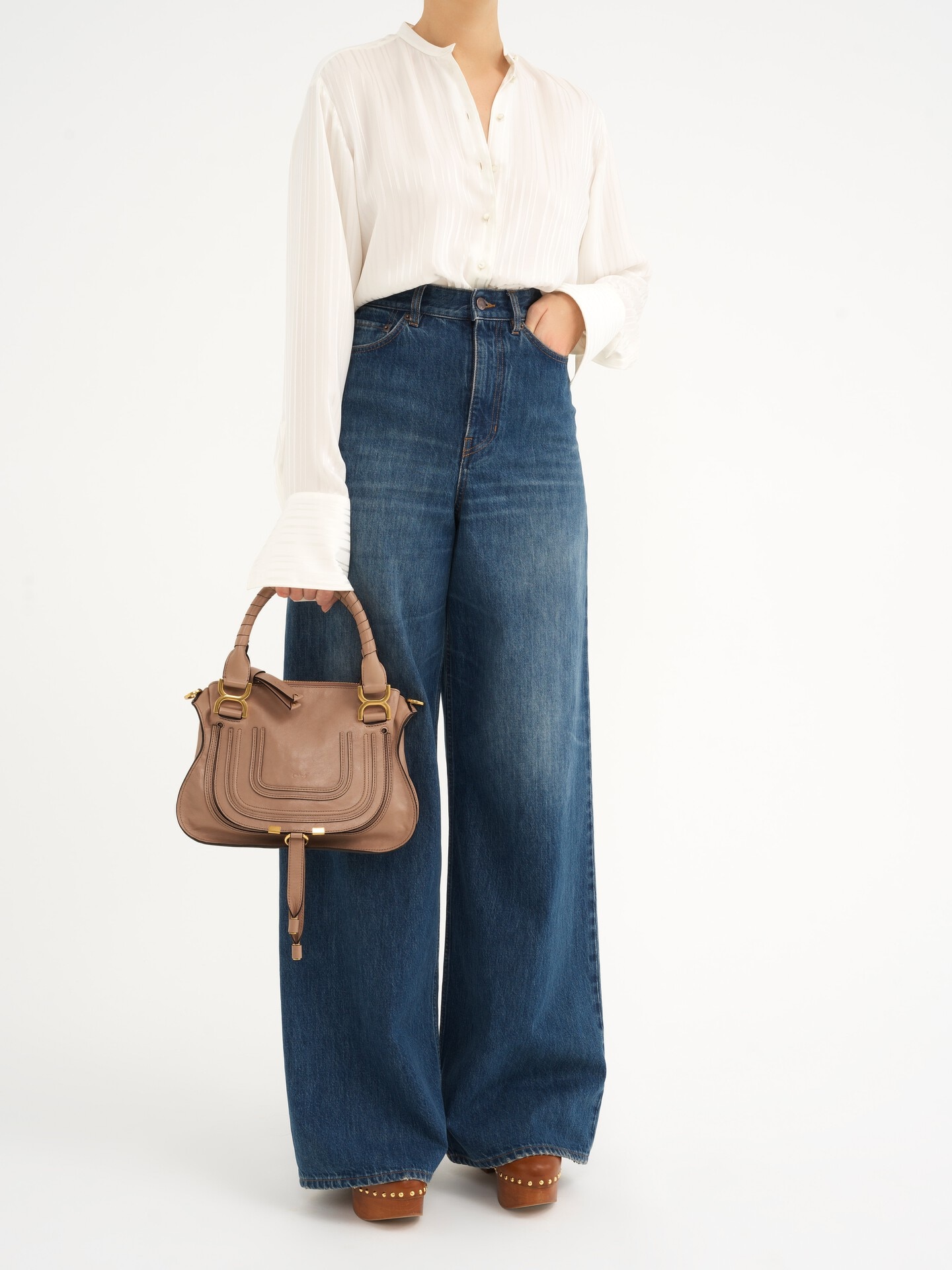 Small Marcie bag in shiny leather - 8