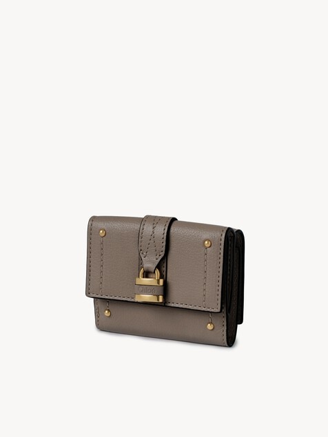 Mini Paddington tri-fold in grained leather