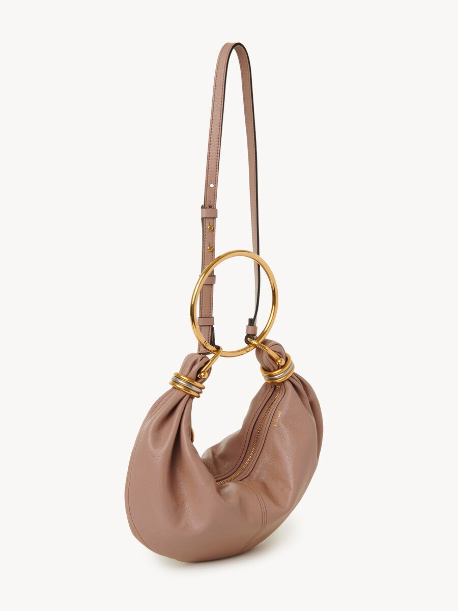 Bolso hobo Bracelet peque&ntilde;o de cuero granulado - 6