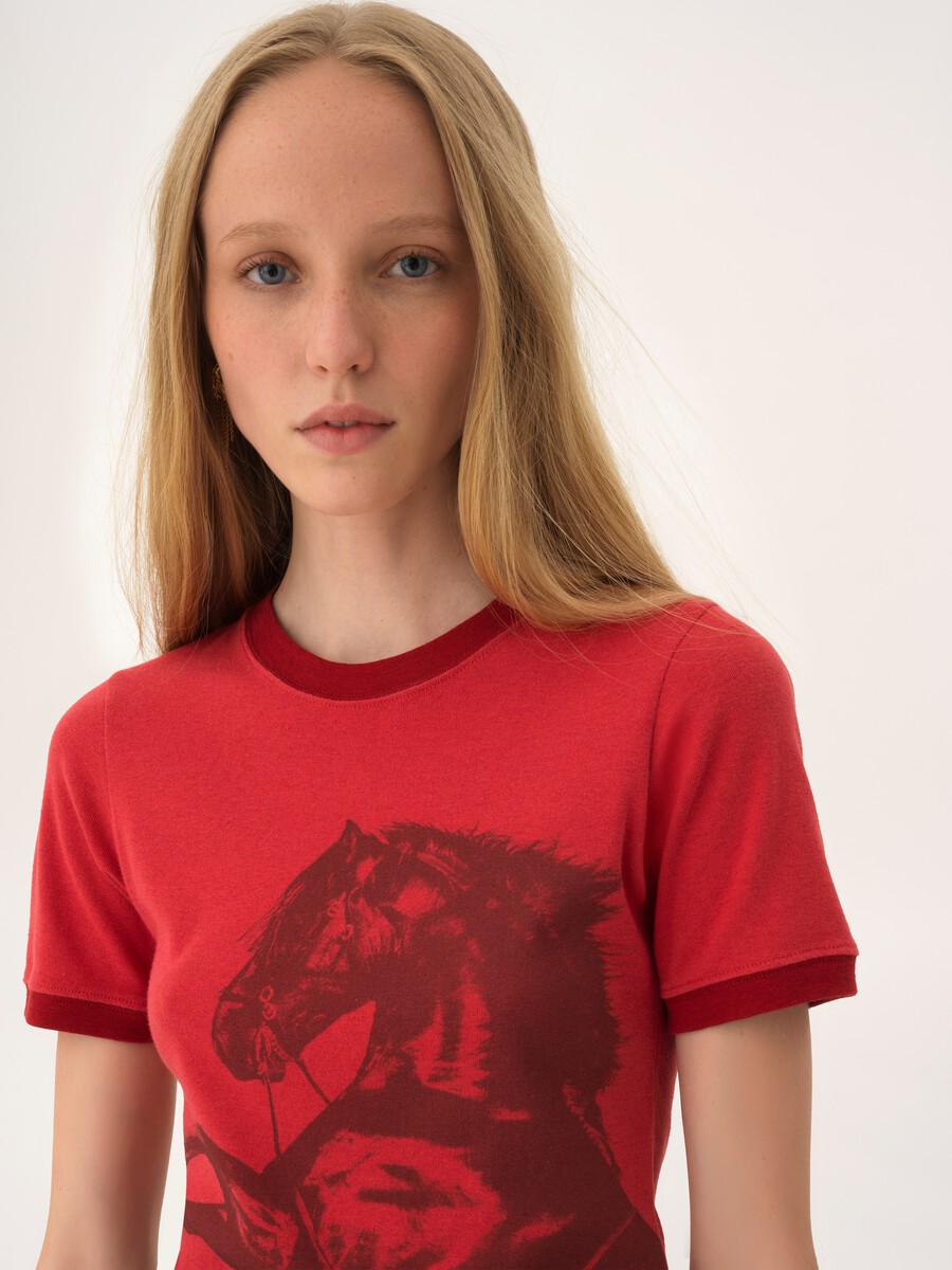 Baby fit logo T-shirt in chin&eacute; jersey - 7