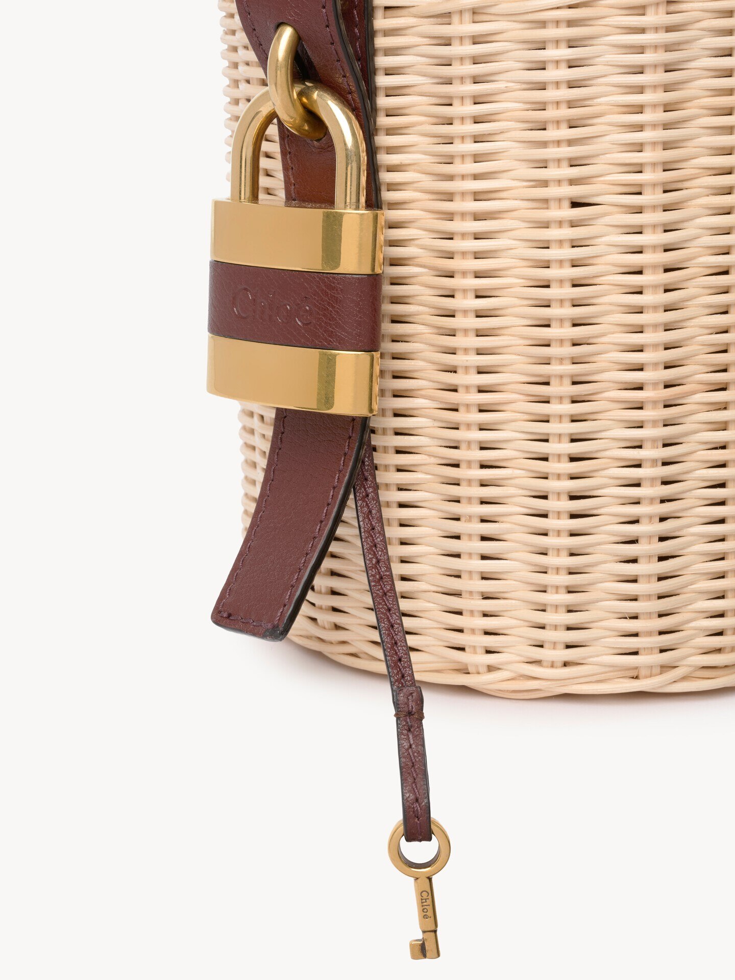 Small Paddington bucket bag in wicker - 7