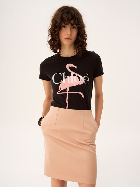 Baby fit logo t-shirt in cotton jersey