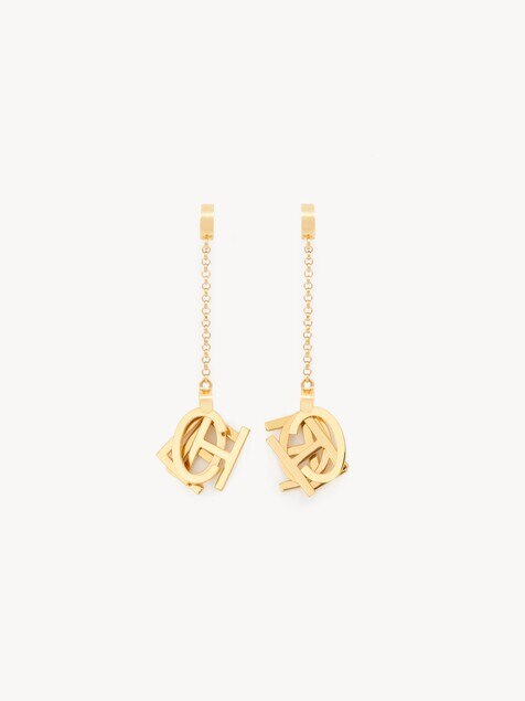 Pendientes Chlo&eacute; Letters
