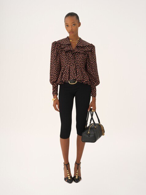 Capri leggings in a stretch knit