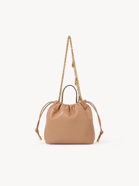 Mini Chlo&eacute; Icons shoulder bag with chain in soft leather
