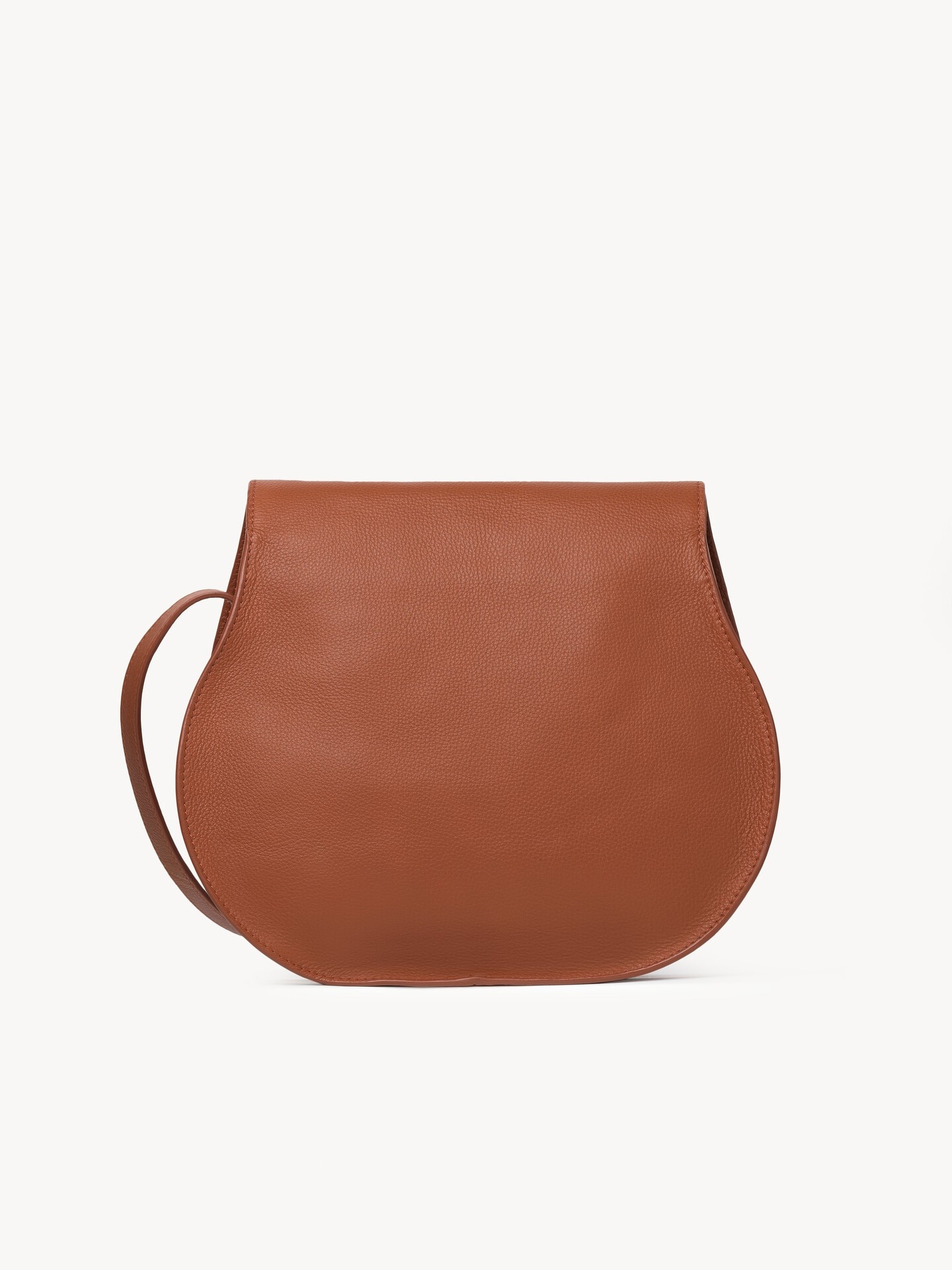Bolso saddle Marcie de cuero granulado - 4