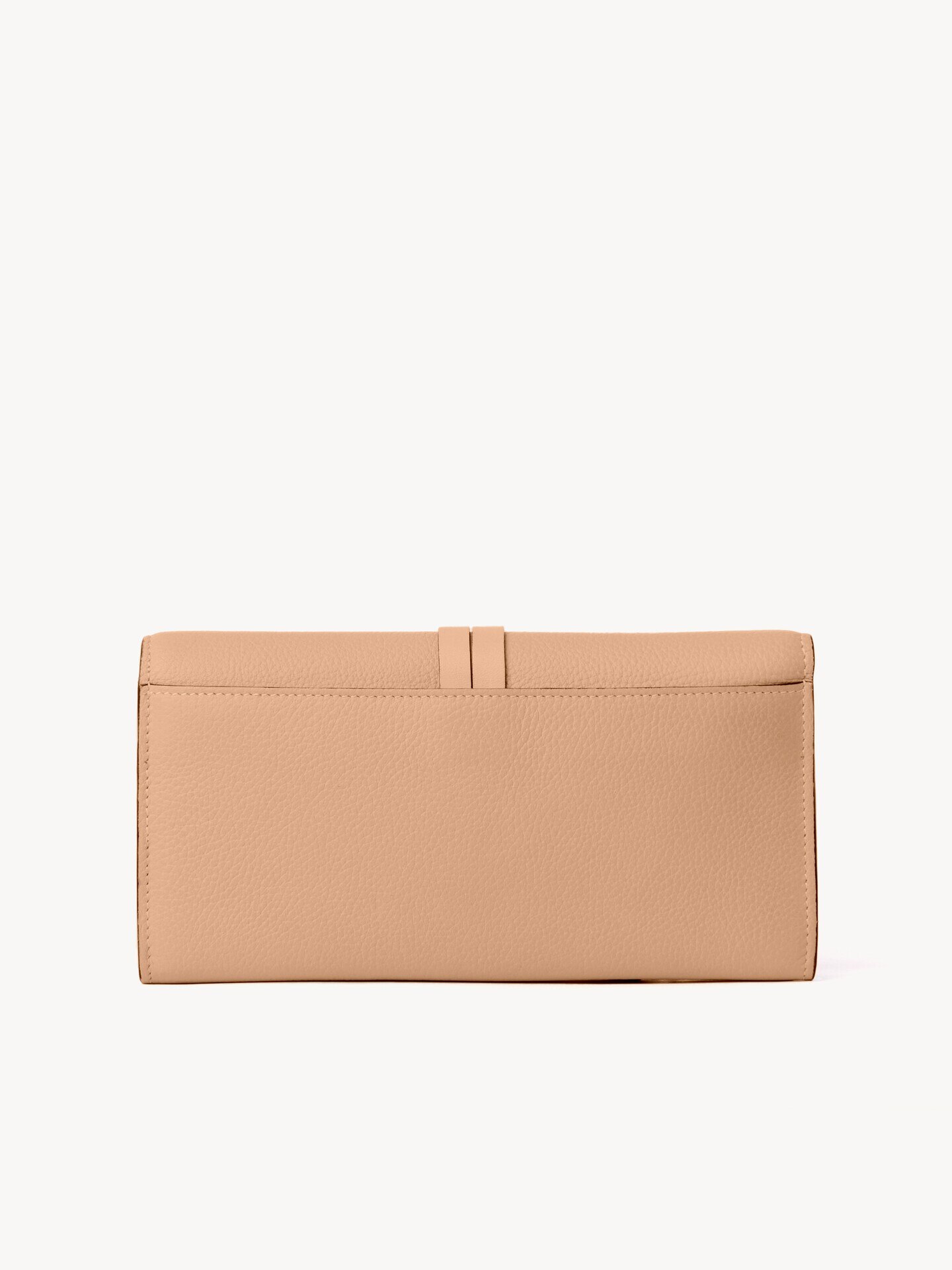 Alphabet wallet with flap in grained leather - 3
