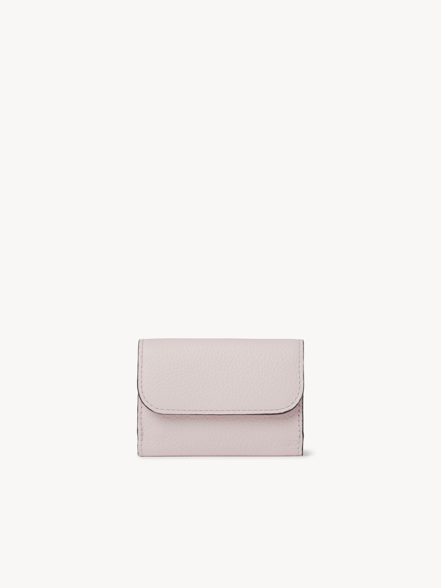 Mini Alphabet tri-fold in grained leather - 3