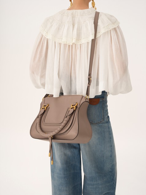 Marcie bag in grained leather