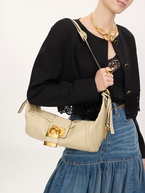 Paddington crossbody bag in grained leather