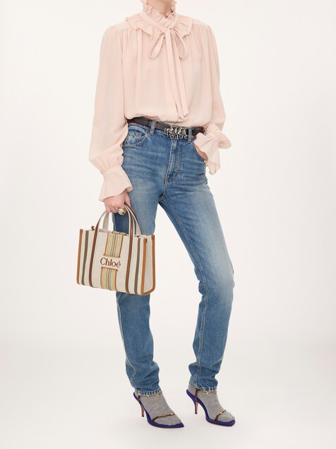 Bolso tote Woody Loop peque&ntilde;o de lona