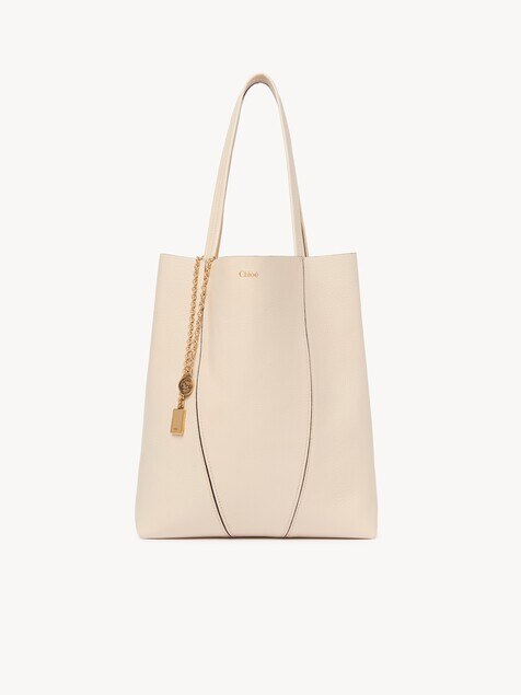 Chloé Spin tote bag in grained leather